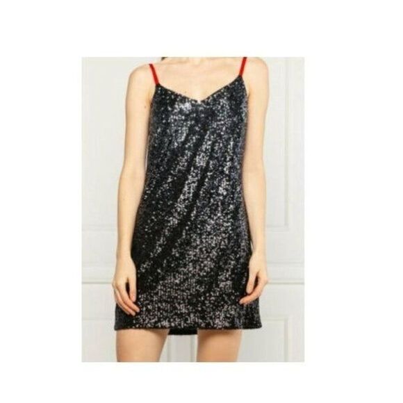 DKNY WOMENS SEQUINED MINI COCKTAIL DRESS, New w Tags - Picture 3 of 5
